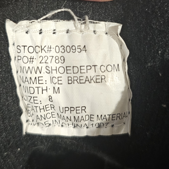 Itasca Ice Breaker men's leather upper winter boots in size 8 - Picture 4 of 6